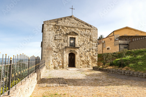 Religious Architecture of Church of Holy Spirit (Chiesa dello Spirito Santo) in Enna, Sicily, Italy.