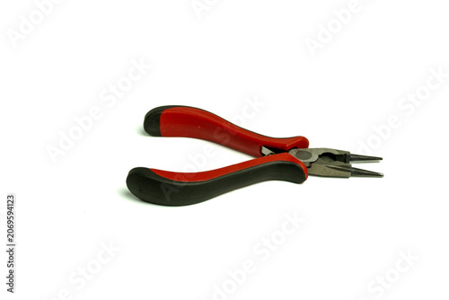 Round Nose Pliers Isolated On White Background