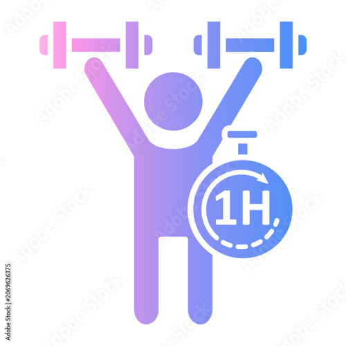 fitness Gradient icon