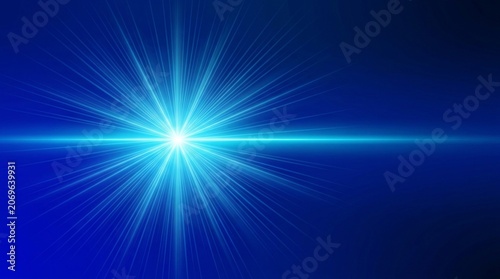 Blue flash, flashing effect background