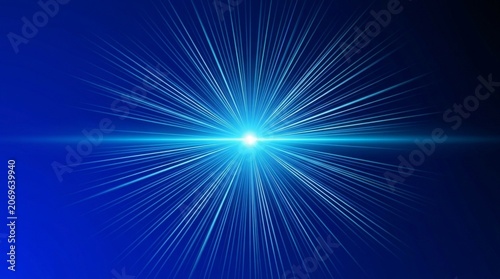 Blue flash, flashing effect background