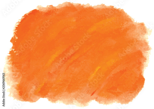 Orange acrylic paint texture background