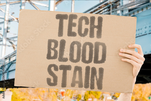Foto "Tech blood stain" Industry has moral taint from conflict minerals