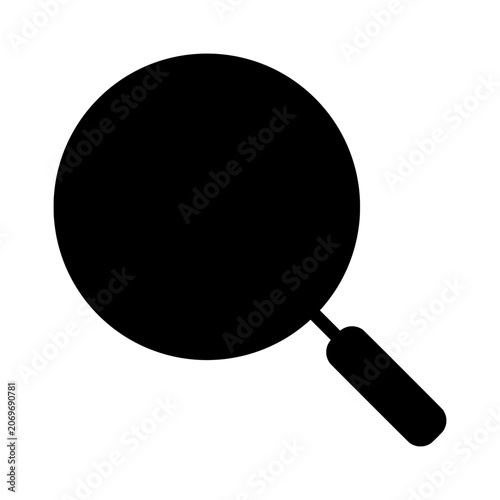 Search Icon Solid Magnifying Glass