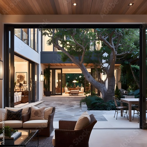 Prestigious courtyard house creates exceptional contemporary living experience