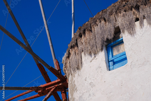 Windmills at Mykonos, Greece