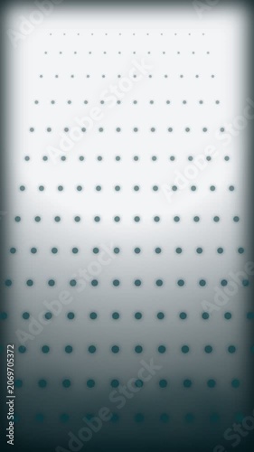 Gradient pattern with circular dots, transitioning from small lighter circles at the top to larger darker blue circles at the bottom, abstract geometric design.