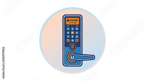 Digital Electronic Hotel Door Lock.