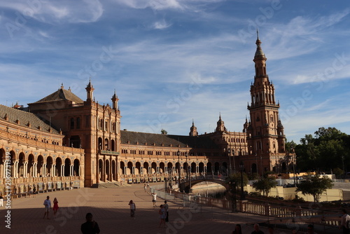 Plaza de España em Sevilha na Espanha