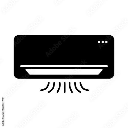 Air Conditioner Indoor Unit Filled Icon