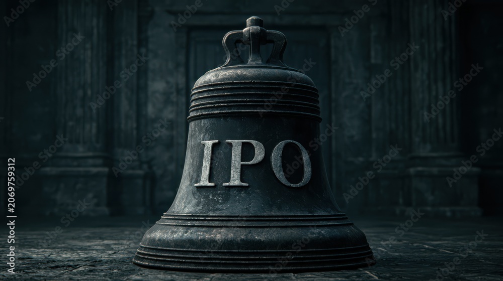 Obraz premium A vibrant celebration of an Initial Public Offering (IPO) at a stock exchange, highlighting business success, financial growth, and market excitement.