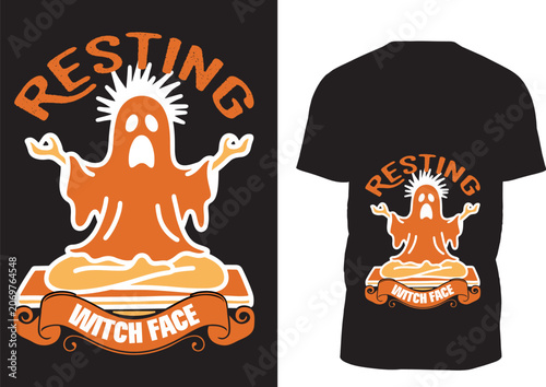 Halloween merchandise design, print on demand,  Halloween T-Shirt design