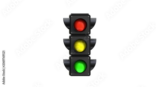 3D Traffic Light | Alpha Channel