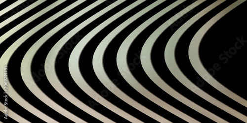 Mesmerizing monochrome wave pattern with concentric curves