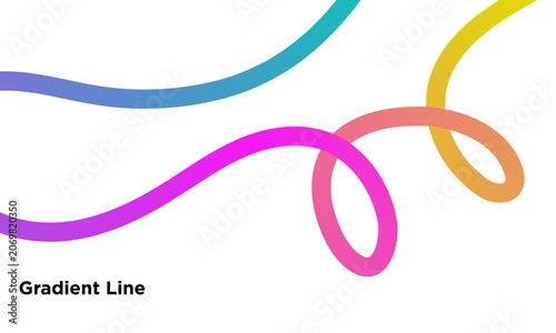 abstract colorful background vector, gradient line