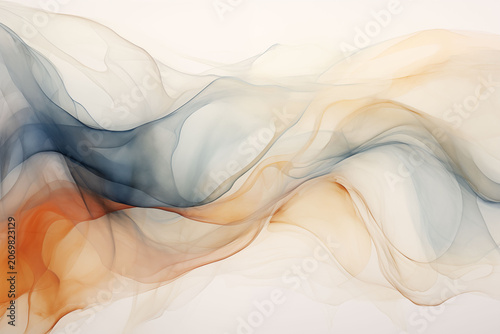 An abstract, free-form background featuring softly overlapping curves and a gentle, soothing color palette.