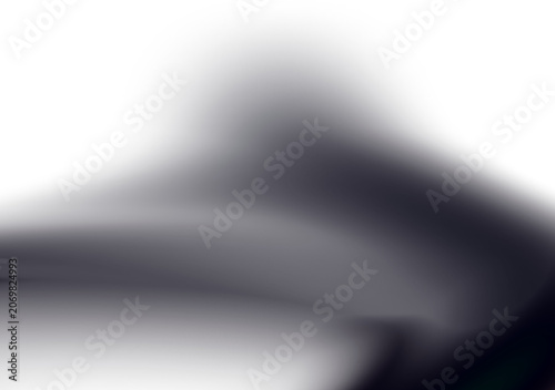 Tableau sur toile Dark wide dome hill blur overlay for dome hill mound bump arch horizon skyline s