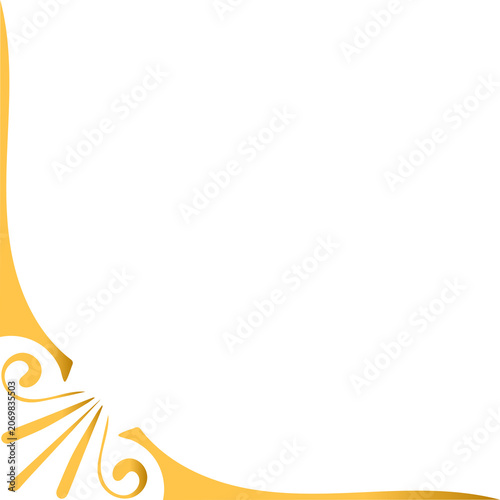 abstract yellow background with waves