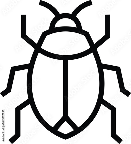 Shield and Sword Symbol Design with Japanese Kanji Style Icon Illustration