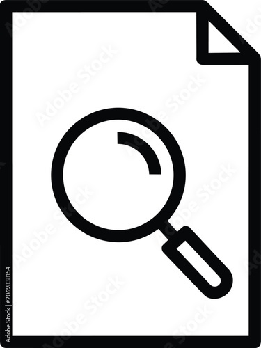 vector magnifying glass icon illustration for search and zoom symbol web and business concept glossy magnifier loupe sign
