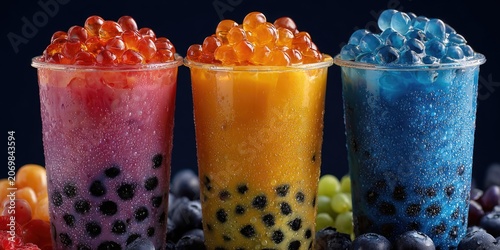 Colorful Bubble Tea