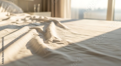 Rabbit on a bed.