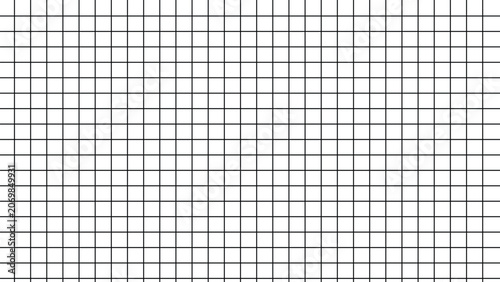 Black Grid on White Background lines