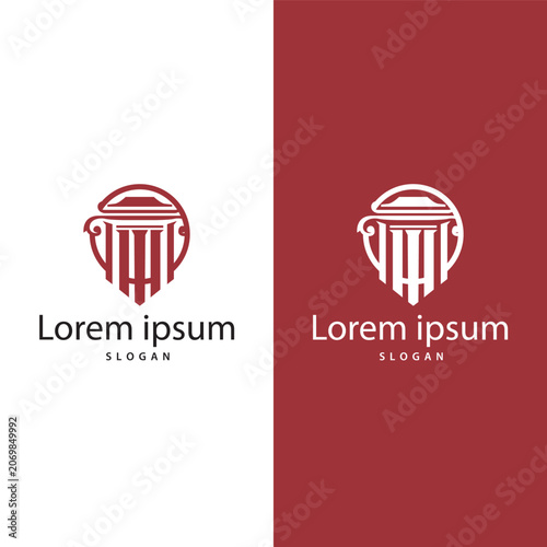 Corporate Law Firm Logo Design, Brand Identity