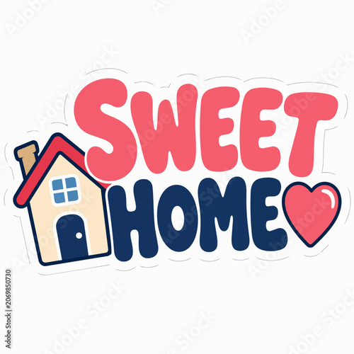 Sweet Home Sticker Trace