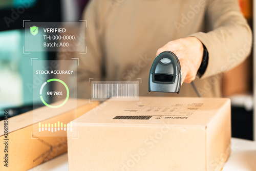 Barcode Verification and Inventory Control During Package Scanning