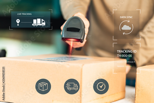 Package Tracking with Cloud Data Sync and Live Logistics Monitoring