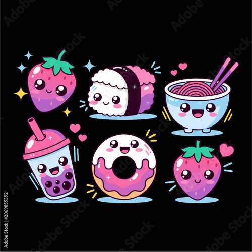Funny cartoon animal character set with owls monsters dogs cats pigs and chickens cute vector illustration for kids design
