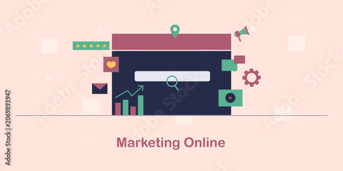 Online business growth and digital marketing through connected analytics, customer engagement and communication.