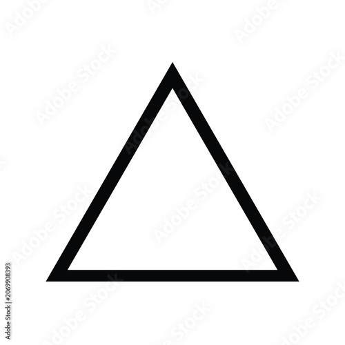 geometric triangle pattern icon