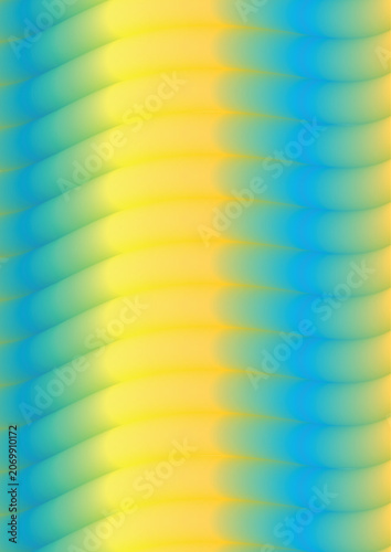 abstract vector blue and yellow gradient lines background, ideal for modern designs