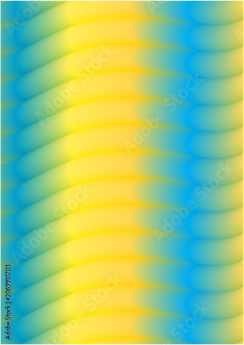 abstract blue and yellow gradient vector background with copy space for text, colorful vibrant motion template