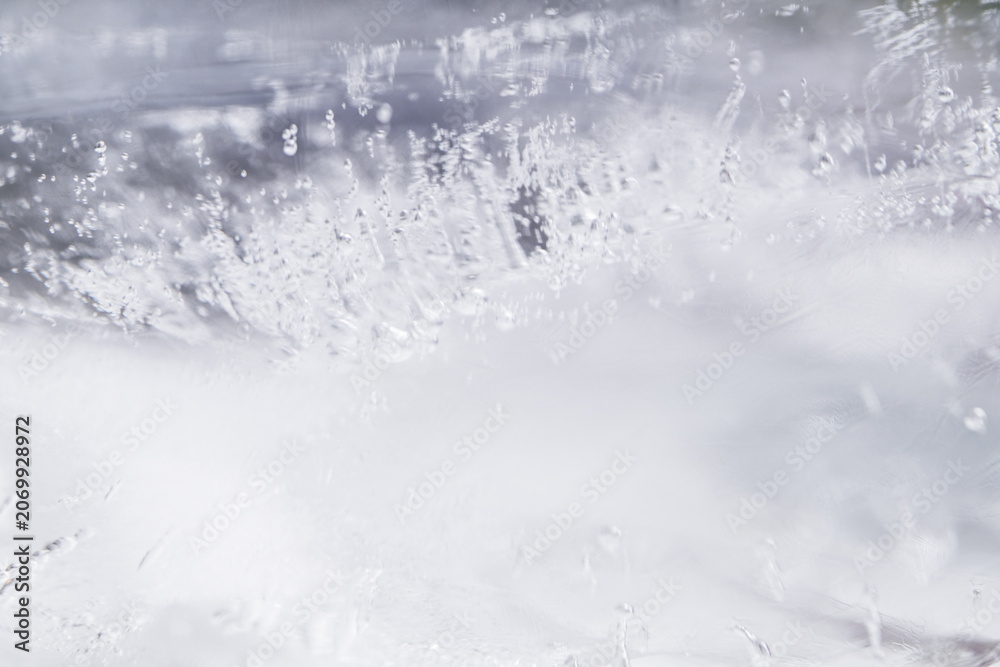 Fototapeta premium Close up of Air Bubbles in Ice 