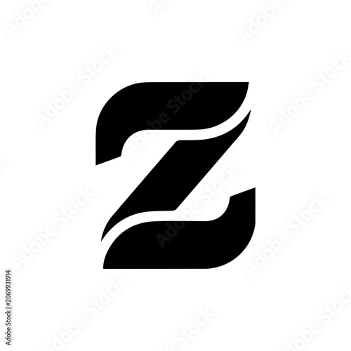 Bold Minimal Zenvia Inspired Mark Logo With Strong Modern Identity Vector illustration