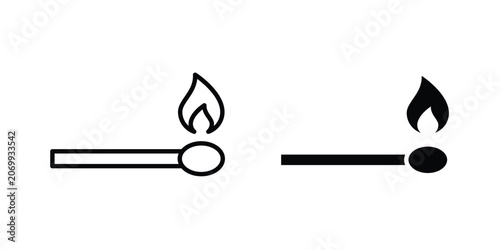 Photos matchstick icon