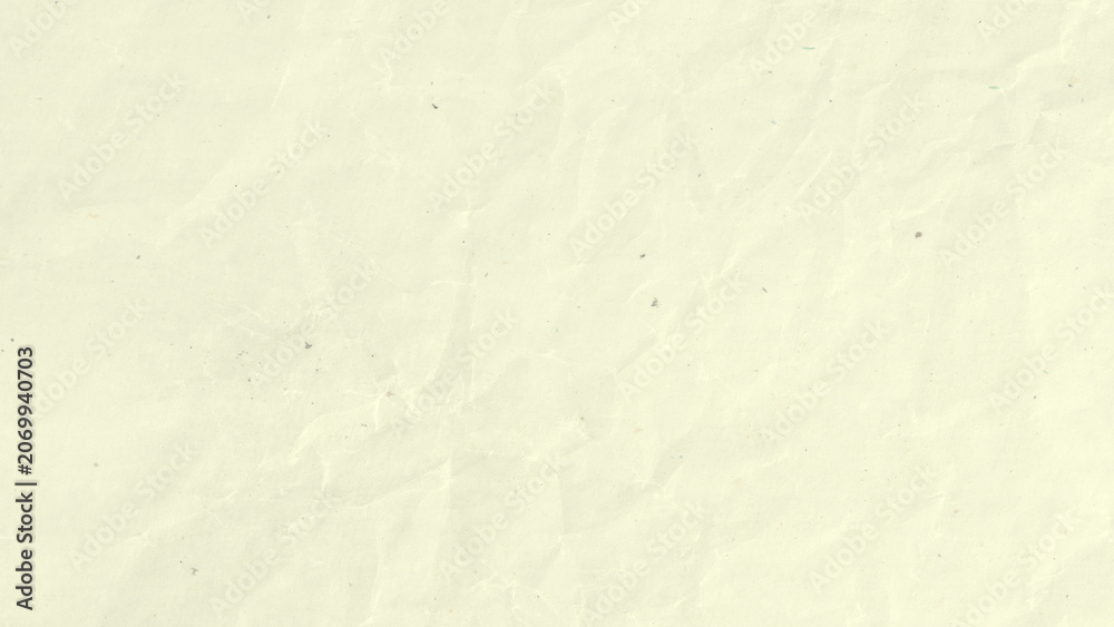 Fototapeta premium Yellow wrinkled paper textured background