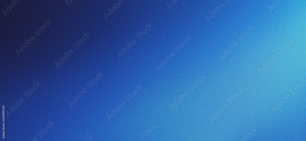Naklejka premium Smooth dark blue to bright cyan gradient with subtle light effect.