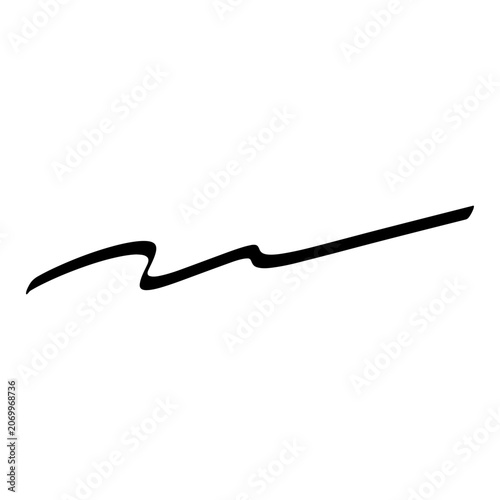 Hand Drawn Swoosh Element