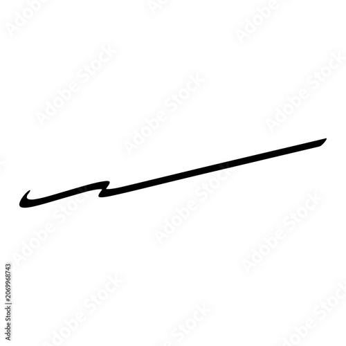 Hand Drawn Swoosh Element