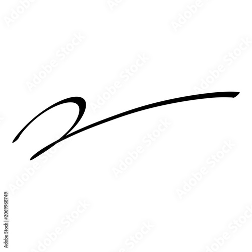 Hand Drawn Swoosh Element