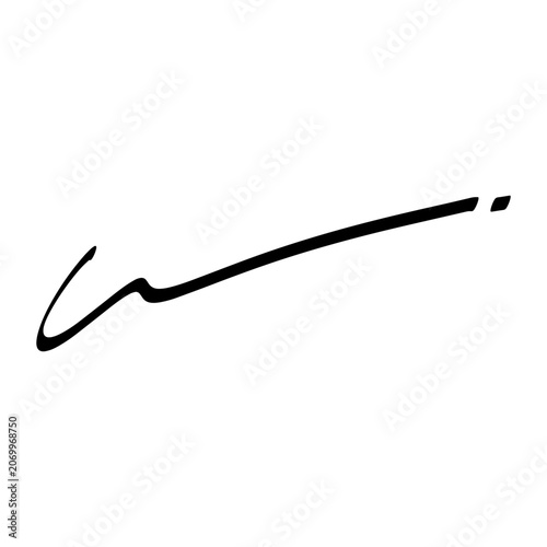 Hand Drawn Swoosh Element