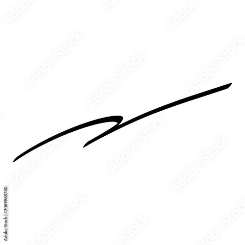 Hand Drawn Swoosh Element