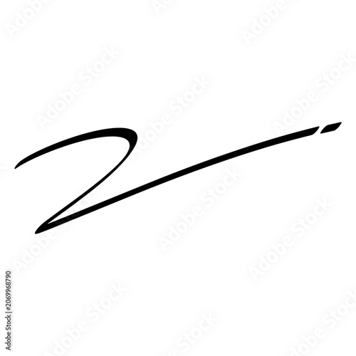 Hand Drawn Swoosh Element