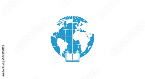 Symbolic representation of global education, knowledge dissemination, and universal literacy