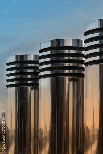 Lüftungsrohre aus Metall