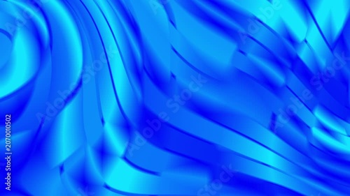 Motion Background Electric Blue Block Corporate Presentation Template Tech Graphic Cyber Elements